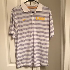 Nike LSU Dri-fit polo